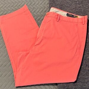 Big and Tall Polo by Ralph Lauren Men's Salmon Chinos